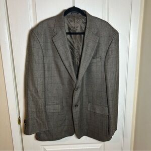 OSCAR DE LARENTA 48 Regular Men’s Tweed Blazer/Jacket Gray